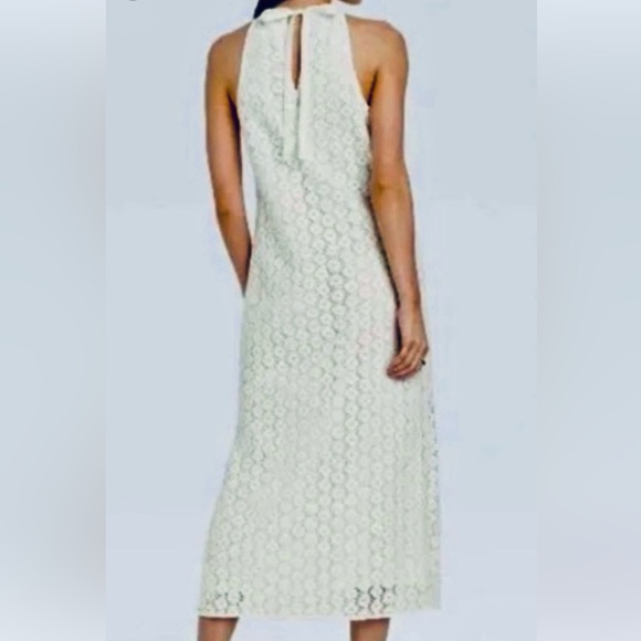 A New Day White Women's Sleeveless Crocheted Dress  S Small - Picture 2 of 3